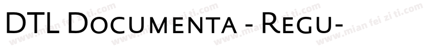 DTL Documenta - Regu字体转换
